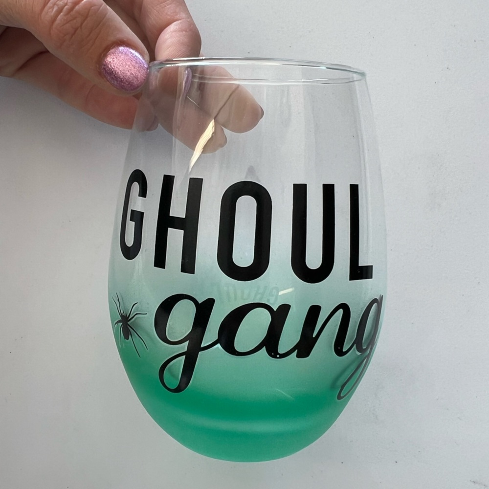 Halloween Wine Glass